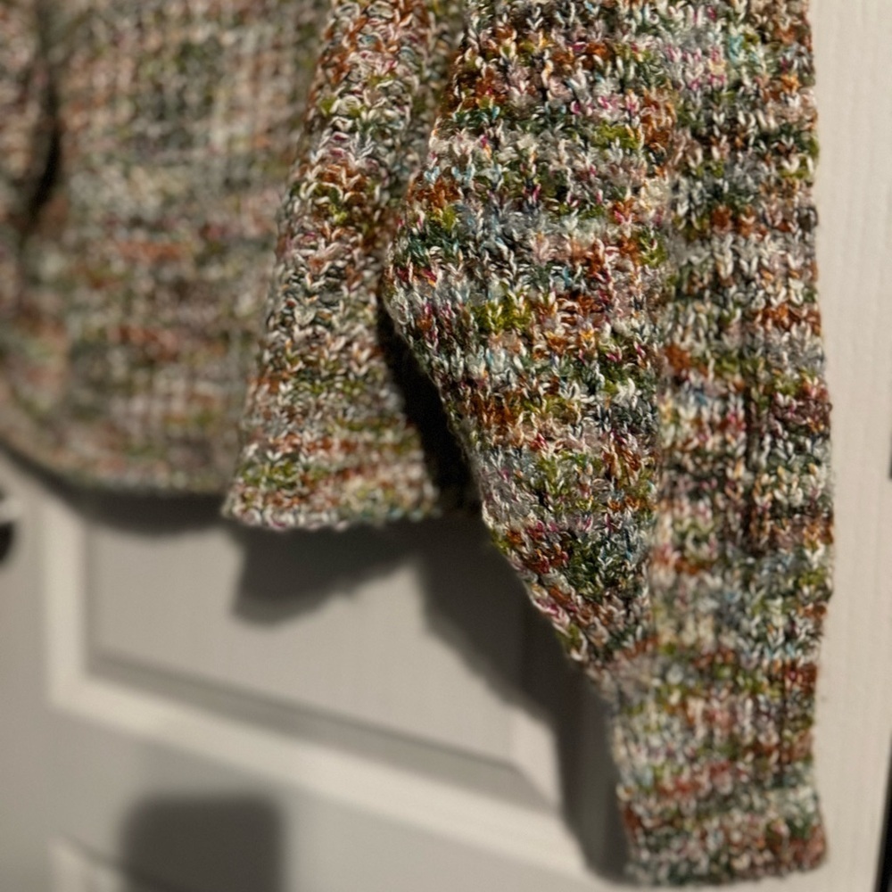 Free People Women’s Multi-Colored Oversized Knitted Sweater - Picture 4 of 6